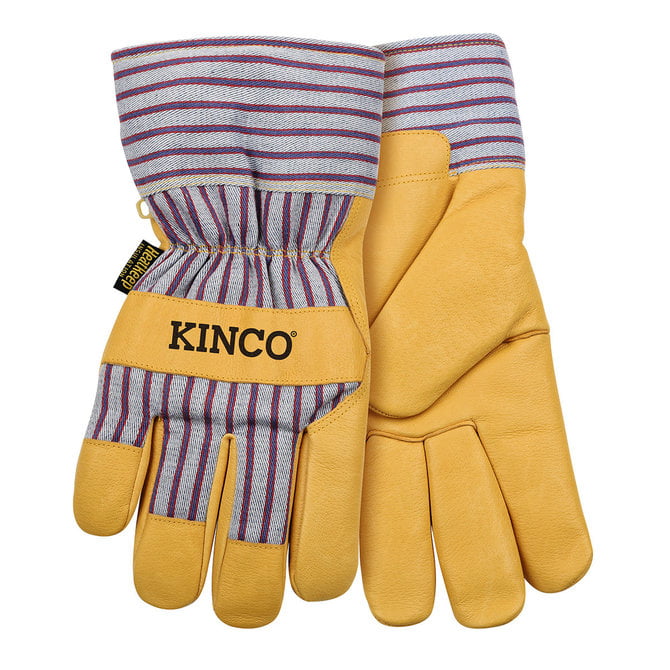 XL Kinco 1927KW Grain Pigskin Leather Palm Winter Gloves W/HeatKeep Lining Med 