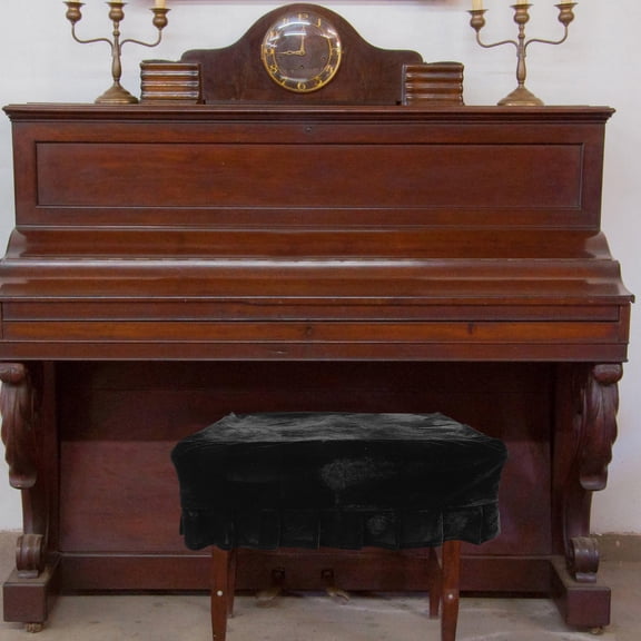 GOOHOCHY Piano Bench Cover with Soft Protective Cushion, Stylish and Comfortable Slipcover for Piano Stools and Dining Benches