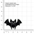 thumbnail image 4 of Bat Embroidered Iron-on Patch | Clayton Jewelry Labs, 4 of 5