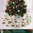 thumbnail image 6 of FMSHPON Valentine's Day Cute Love HeartFlower Xmas Christmas Tree Skirt Stand Mat for Holiday Party Decoration Indoor Outdoor 36 inches, 6 of 6
