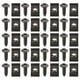 thumbnail image 2 of Tuerca en U para Parachoques Con Revestimiento Guardabarros Clip Hierro 20 Piezas Tornillo Coche, 2 of 9