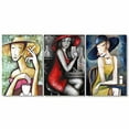 thumbnail image 2 of Idea4wall 3 Piece Abstract Canvas Wall Art Graffiti Painting Canvas Prints Modern Home Wall Decor, 16"x24", 2 of 5