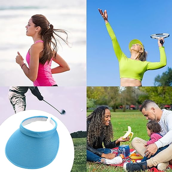 Camping & Hiking Japanese Sky Top Sunshade Hat Women's Summer Sunscreen Outdoor Big Eaf Cycling Headless Headwear