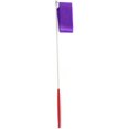 thumbnail image 3 of LAICAIW Daycount® 4M 7 Colors Dancing Ribbon Streamer Gym Rhythmic Rod Art Gymnastic Ballet Twirling Stick (Purple), 3 of 6