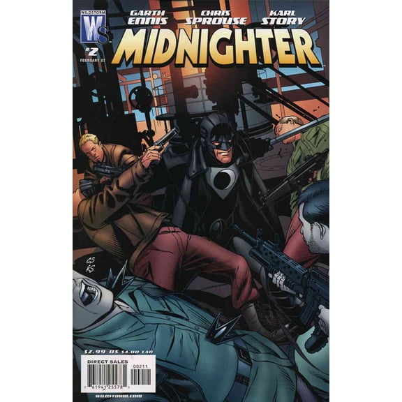 Midnighter #2 VF ; WildStorm Comic Book