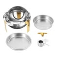 thumbnail image 6 of Catering Stainless Steel Chafing Dish Buffet Set Visible Roll Top Cover 6.3 QT, 6 of 24