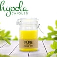thumbnail image 3 of Hyoola, 30 Hour 100% Natural Large Glass Mason Jar Candles - Yellow Olive Wax, 3 of 4