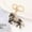 Black, variant on 2026 Year Of Horse Keychain Sparkling Enamel Horse Pendant for Horse Lovers Chinese Zodiac Gift Car Rearview Charm Red Blue Black Color Choices