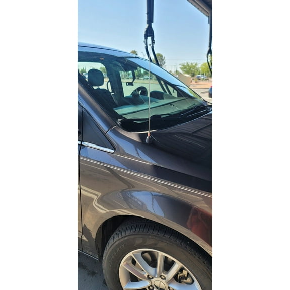 15" inch Stainless Steel Antenna Mast Power Radio for DODGE GRAND CARAVAN 2008-2020