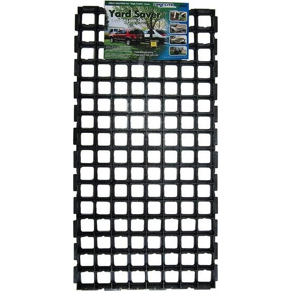 Yard Saver FGLLI01874-5PK Drive-On Lawn Grid, 38.5 x 19 x 1.25, Black (Pack of 5)