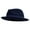 Navy, variant on Big Size Wool Felt Upbrim Panama Hat - Navy 2XL-3XL