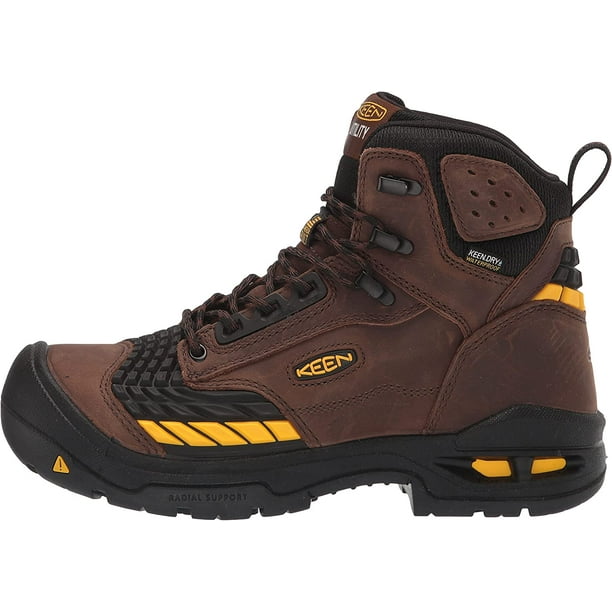 KEEN Utility Mens Troy 6 Kbf Composite Toe Waterproof Work Boots