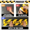 thumbnail image 6 of Anley 6 Pcs Watch Your Step Floor Decal Stickers 24x6 in - Enhance Safety and Prevent Accident Caution Sign, 6 of 7