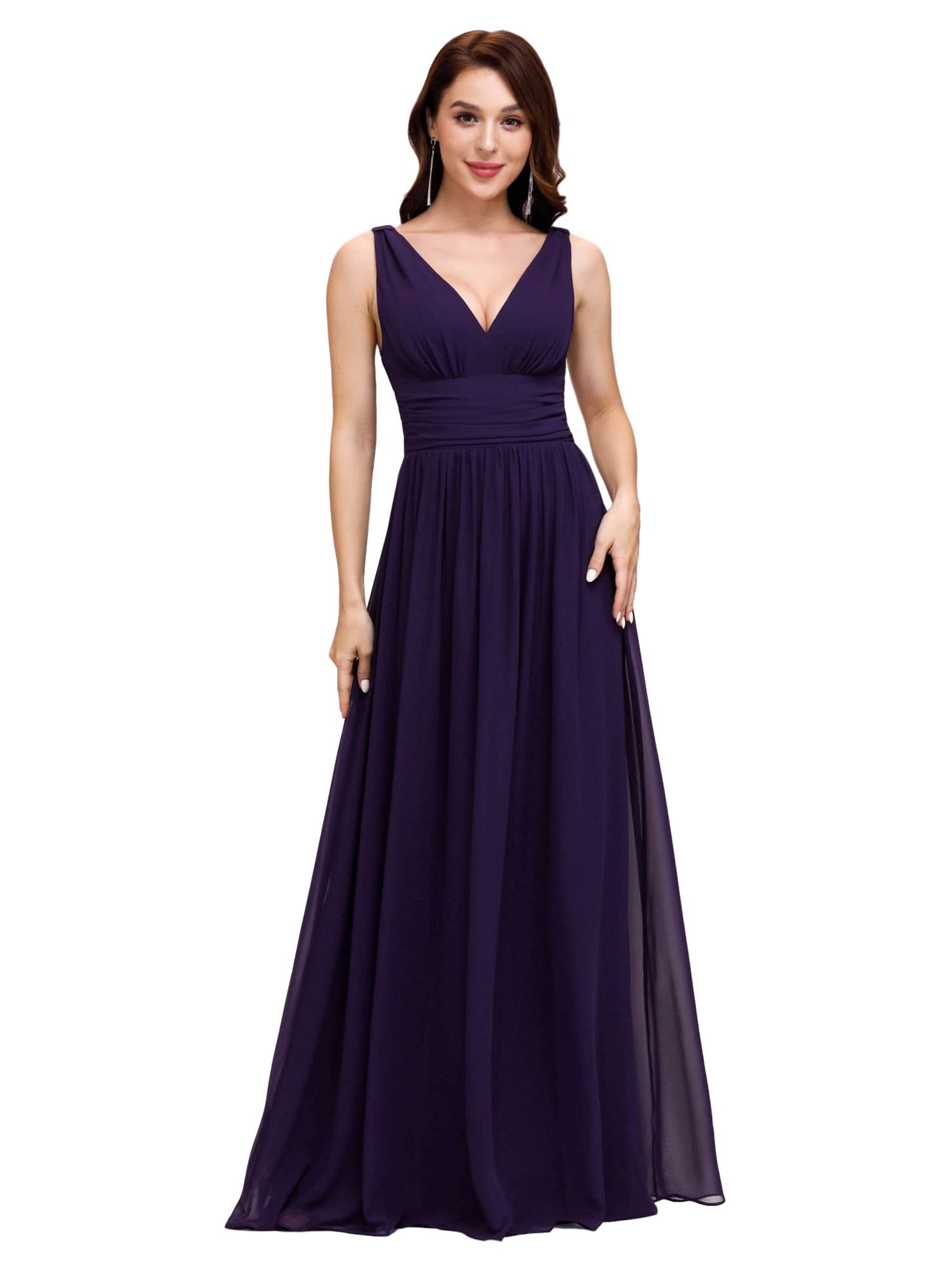 Ever-Pretty Womens Plus Size Long Maxi Evening Bridesmaid Homecoming