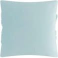 thumbnail image 4 of JWH Handmade 3D Flower Throw Pillow Covers Aesthetic Decorative Floral Accent Pillow Cases 18"x18"Light Blue for Sofa Couch Bedroom Decor, 4 of 8