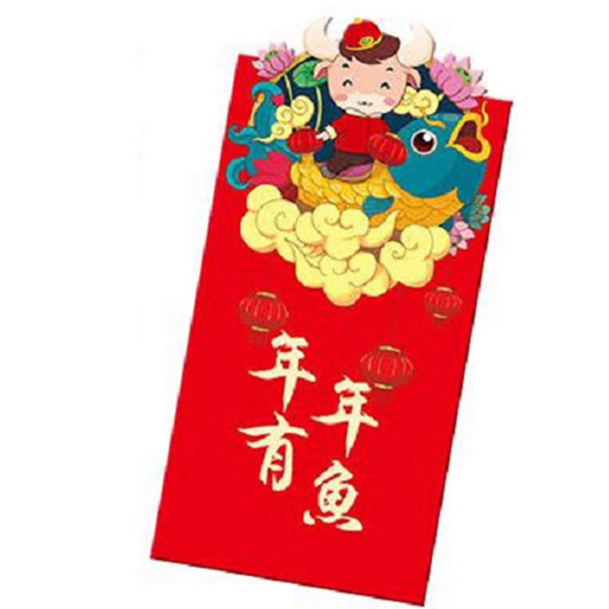  80pcs Chinese New Year Red Envelope Mini 2021 Zodiac OX Red  Packets Cartoon Chinese New Year Lucky Hong Bao for 2021 New Year Spring  Festival Party Wedding : Office Products