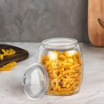 thumbnail image 6 of Large Cookie Jars With Lids Airtight  Clear Jar For Kitchen Counter Decorative - 110 Oz Candy Silicone Seal 6.49'' X 9.44'', 6 of 7