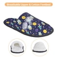 thumbnail image 3 of KLL Astronaut Corgi Slippers for Women Men House Slip on Indoor Outdoor Bedroom Furry Fleece Lined Ladies Comfy Anti-Skid Rubber Hard Sole-Large, 3 of 8