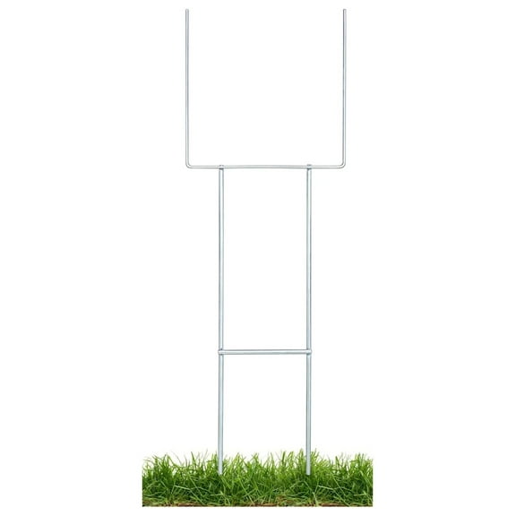 30" Heavy Duty Yard Stakes, 5 Pack, .25 Diameter Metal Frame Wire Step Stake for Yard Signs (5 Pack)
