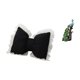 thumbnail image 1 of Cojín con lazo bonito,Almohada con forma de lazo,bonito cojín decorativo con lazo,Funda de almohada con lazo suave y cómodo adorno,Figura de escritorio,Estante de estatua de pavo real para, 1 of 8