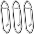 thumbnail image 1 of czcpp-Stainless Lock Snaps Swivel Steel Saltwater Connector Fishing Snap Line High Strength Fishing Clip Power Lure Connector White Nickel, 1 of 4