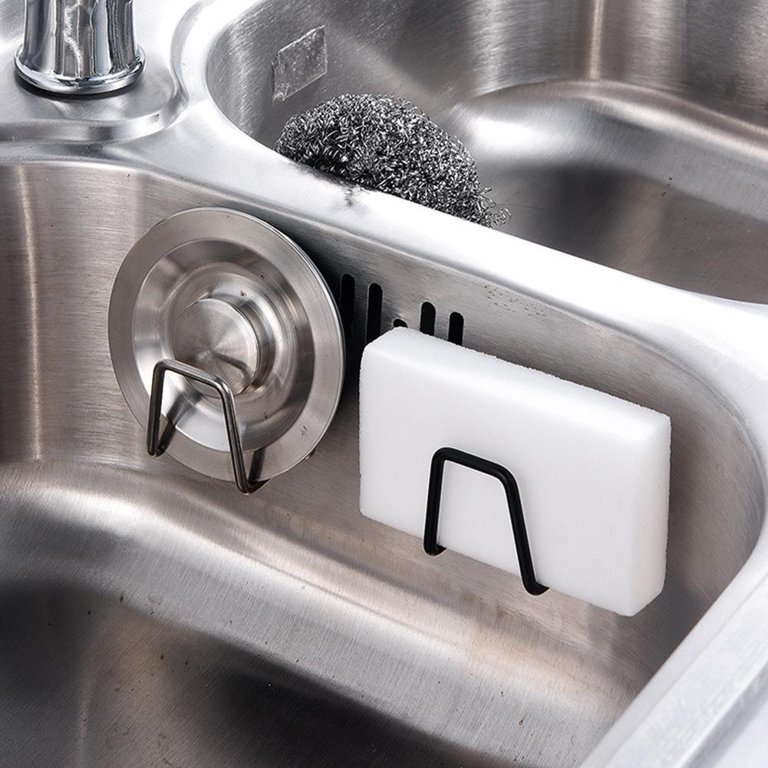 Kitchen Stainless Steel Sink Drain Rack Sponge Storage Kitchen