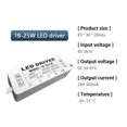 thumbnail image 2 of LED Driver LED Isolation Driver Power Supply High Power LED Driver 300mA, 1-3W, 4-7W, 8-12W, 12-18W, 18-25W, 25-36W LED Transfor ,Easy to Operate, 2 of 6