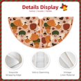 thumbnail image 3 of KLL Christmas Tree Skirt,Party Decorations Farmhouse for Christmas Decorations Holiday Party 36" -Autumn Fox Pumpkin Lazy, 3 of 6