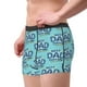 thumbnail image 2 of Balery Best Dad Ever Calzoncillos bóxer para hombre, ropa interior de algodón suave y transpirable con cinturilla de nailon-Small, 2 of 5