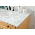 thumbnail image 4 of Elegant Decor Park Avenue 42" Aluminum MDF Single Bathroom Vanity - Natural Wood, 4 of 8