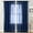Dark blue, variant on Sheer Curtains Living Room Rod Pocket Window Curtain Panels Bedroom Semi Sheer Voile Curtains White (55''Wx84''L,2 Panels)