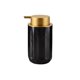 thumbnail image 1 of Dispensador de jabón de cerámica negra de 300 ml for cocina y baño, dispensador de jabón líquido rellenable., 1 of 4