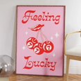 thumbnail image 1 of Arte de pared Retro Heartbreak Hotel cita Feeling Lucky 8 Ball Let Me Roll It Dice, pintura en lienzo, carteles, sala de estar, decoración del hogar, 1 of 4