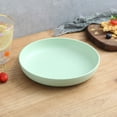 thumbnail image 3 of 1 Pcs Wheat Straw Plates, Unbreakable Wheat Straw Plates, Reusable Dinner Dishes Lightweight Plates Salad Kids Adult Plate for Kitchen Camping, 3 of 4