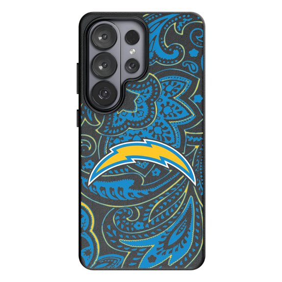 Keyscaper Los Angeles Chargers Paisley Galaxy Magnetic Bump Case