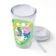 thumbnail image 5 of CafePress - Peppa Pig: The Best Big Brother - 16 Ounce Classic Clear Insulated Double Wall Tumbler Cup with Lid Straw , Reusable, 5 of 5