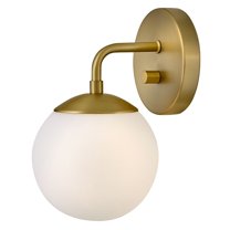 84300LCB Lark Julep - 5W 1 LED Medium Wall Sconce-10 Inch Tall and 6 Inch Wide-Lacquered Brass Finish