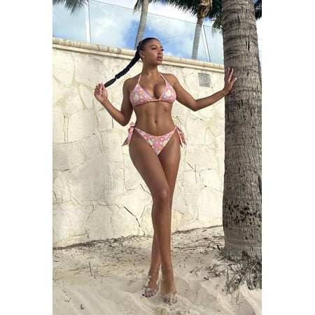 Floral Tie Side Bikini Bottom