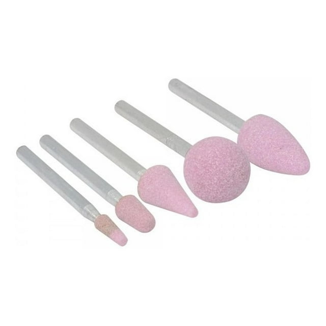 Juego 5 Puntas Montadas Óxido De Aluminio Rosa Tipo B Urrea APM5B