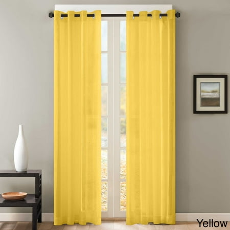 Ellington Home Sheer Grommet Window Curtain Panel Pair 95 Inches
