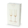 thumbnail image 7 of Twine Tulip Champagne Flutes for Home Bar, Wedding Gifts, 7 oz Set of 2, 7 of 7