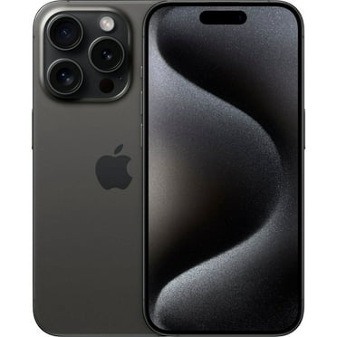 Restored Apple iPhone 15 Pro - Fully Unlocked - 128 GB Black Titanium (Refurbished)