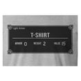 thumbnail image 2 of 9 Crowns Tees Fantasy RPG Item Stats Funny Gamer T-Shirt (Unisex Grey, Small), 2 of 3