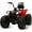red, variant on Electric ATV 24v Quad Ride on Toy – 4WD Battery Powered Vehicle with Dual 7AH Batteries, 4×80w Strong Motors, EVA Rubber Wheels, Handlebar Throttle, LED Lights & Built-in Music,Blue