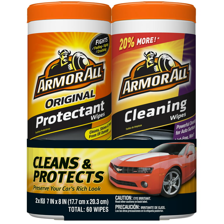 Armor All 10848 Cleaning & Protectant Wipes 2/pk