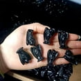 thumbnail image 2 of MATROOY 10pcs 1" Natural Obsidian Stone Carved Guardian Angel Figurine Statu Amulet, 2 of 5
