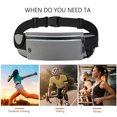 thumbnail image 4 of Fanny Packs Fitness Unisex FLhrweasw impermeable con Soporte para teléfono y conector para auriculares, 4 of 7