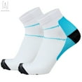 thumbnail image 3 of Gustave Plantar Fasciitis Athletic Compression Socks (S/M) Anti-Fatigue Ankle Socks, Purple (5-Pack), 3 of 8