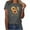 Dark Gray, variant on BiZtdJrK Summer Top for Women Sunflower Graphic Tees Teen Girls Cute Print T-Shirt White S
