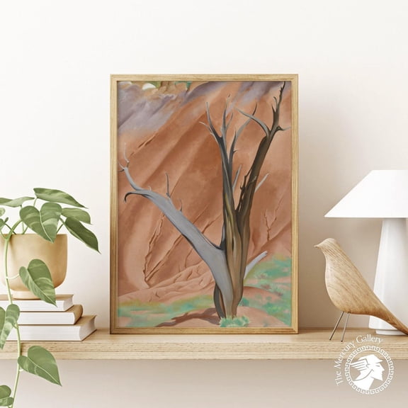 Georgia O'Keeffe 'Gerald’S Tree I' Vintage Art Poster For Elegant Wall Decor UNFRAMED Poster, Wall Art for Decor, Present, 8x12